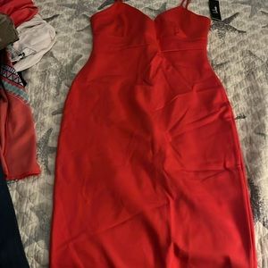 Lulus red dress